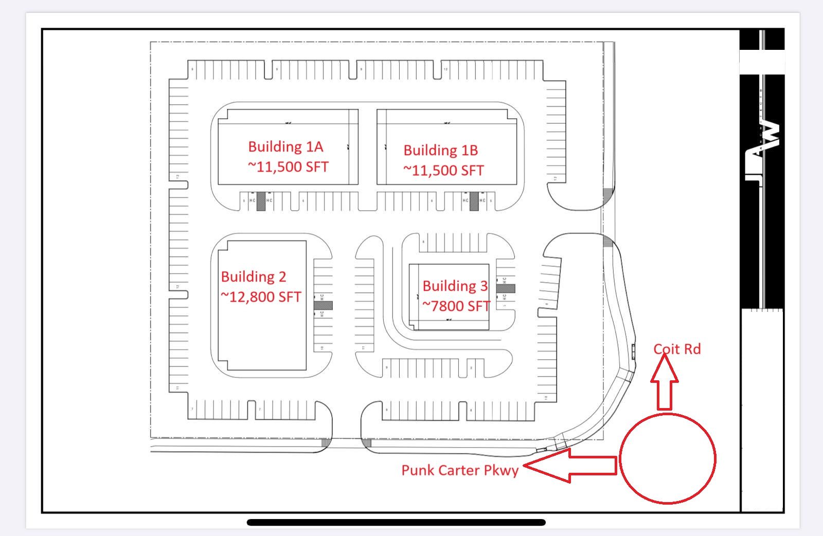 SunGrowth Retail Center Site Plan